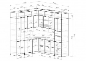 АЛЬБА Кухонный гарнитур Гранд Прайм  (2200*2500 мм) в Тавде - tavda.mebel24.online | фото 2