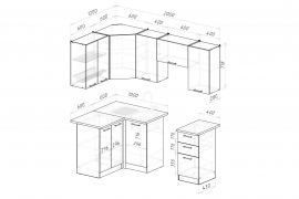 АЛЬБА Кухонный гарнитур Оптима 5 (1200*2000 мм) в Тавде - tavda.mebel24.online | фото 2