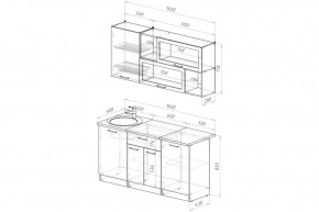 АНТИКА Кухонный гарнитур Стандарт (1600 мм) в Тавде - tavda.mebel24.online | фото 2