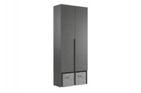 БАСКО Прихожая К10 (графит) в Тавде - tavda.mebel24.online | фото 4
