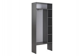 БАСКО Прихожая К10 (графит) в Тавде - tavda.mebel24.online | фото 7