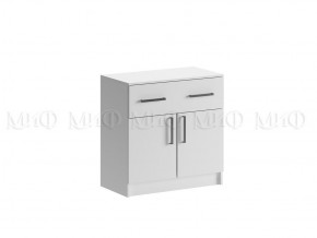 БАСЯ Комод с ящиком, 2-мя дверьми (белый) в Тавде - tavda.mebel24.online | фото