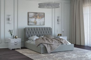 БЕЛИСТА Кровать 1400 серо-бежевый (экокожа) в Тавде - tavda.mebel24.online | фото 2