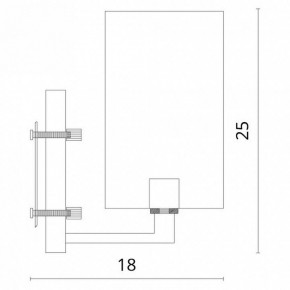 Бра Divinare Porta 5933/01 AP-1 в Тавде - tavda.mebel24.online | фото 3