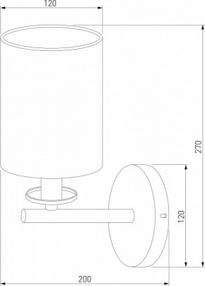 Бра Eurosvet Caprera 60146/1 латунь в Тавде - tavda.mebel24.online | фото 3