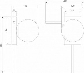 Бра Eurosvet Fredo 40036/1 черный жемчуг в Тавде - tavda.mebel24.online | фото 4