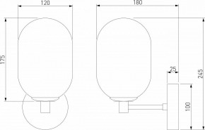 Бра Eurosvet Loona 60161 латунь в Тавде - tavda.mebel24.online | фото 4