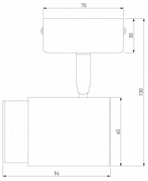 Бра Eurosvet Morgan 20124/1 белый/ черный в Тавде - tavda.mebel24.online | фото 3