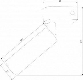 Бра Eurosvet Pitch 20143/1 LED черный в Тавде - tavda.mebel24.online | фото 2