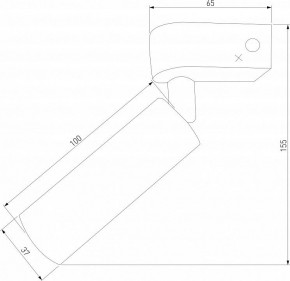 Бра Eurosvet Pitch 20143/1 LED латунь в Тавде - tavda.mebel24.online | фото