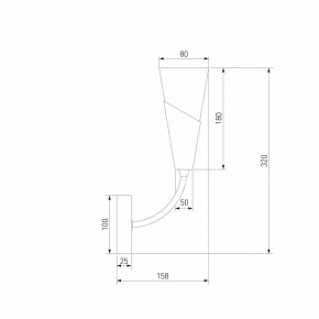 Бра Eurosvet Rhyton 60167/1 никель в Тавде - tavda.mebel24.online | фото 6