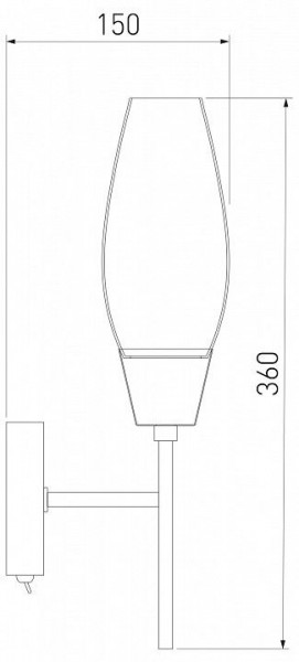 Бра Eurosvet Thalia 60140/1 сатин-никель в Тавде - tavda.mebel24.online | фото 3