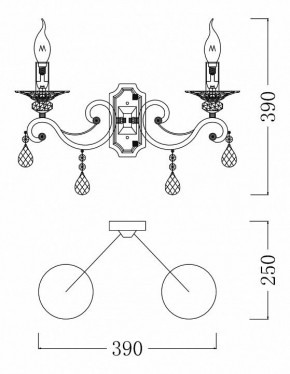 Бра Maytoni Grace ARM247-02-G в Тавде - tavda.mebel24.online | фото 4