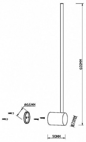 Бра Maytoni Light stick MOD237WL-L6BS3K в Тавде - tavda.mebel24.online | фото 4