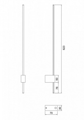 Бра Maytoni Pars C070WL-L6GB3K в Тавде - tavda.mebel24.online | фото 3