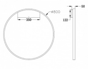 Бра Maytoni Rim MOD058WL-L50BS4K в Тавде - tavda.mebel24.online | фото 3