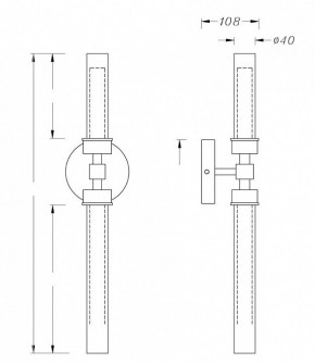 Бра Maytoni Stelo MOD116WL-L7B3K в Тавде - tavda.mebel24.online | фото 3