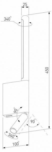 Бра с подсветкой Elektrostandard Sarca a066400 в Тавде - tavda.mebel24.online | фото 5