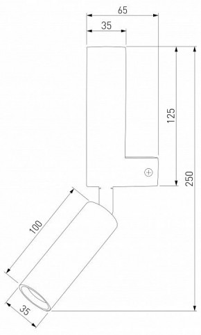 Бра с подсветкой Eurosvet Pitch 40020/1 LED хром в Тавде - tavda.mebel24.online | фото 2