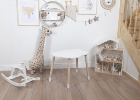 Детский стол Rolti Baby «Облачко»  (белый/береза, массив березы/мдф) в Тавде - tavda.mebel24.online | фото