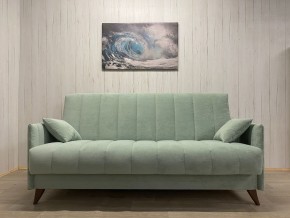 Диван Престиж-3 (НПБ) велюр Sensey mist green в Тавде - tavda.mebel24.online | фото