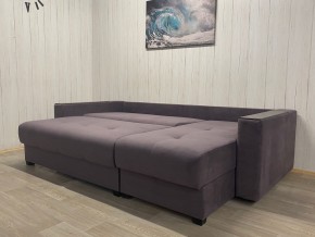 Диван угловой Комфорт-3 (НПБ+МДФ) велюр Monaco 8 в Тавде - tavda.mebel24.online | фото 3