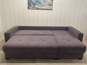 Диван угловой Комфорт-3 (НПБ+МДФ) велюр Monaco 8 в Тавде - tavda.mebel24.online | фото 4