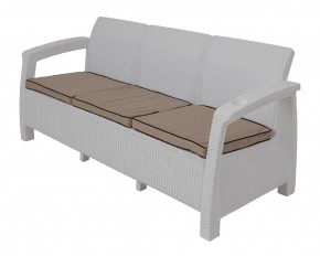 Диван Yalta Premium Sofa 3 Set (Ялта) белый (+подушки под спину) в Тавде - tavda.mebel24.online | фото