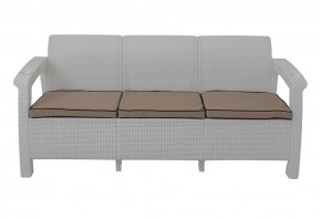 Диван Yalta Premium Sofa 3 Set (Ялта) белый (+подушки под спину) в Тавде - tavda.mebel24.online | фото 2