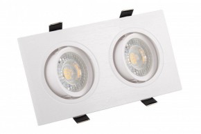 DK3022-WH Встраиваемый светильник, IP 20, 10 Вт, GU5.3, LED, белый, пластик в Тавде - tavda.mebel24.online | фото 1