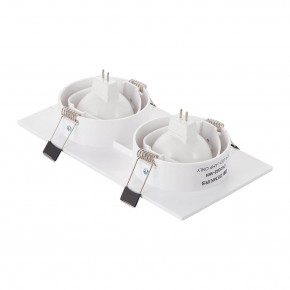 DK3022-WH Встраиваемый светильник, IP 20, 10 Вт, GU5.3, LED, белый, пластик в Тавде - tavda.mebel24.online | фото 3