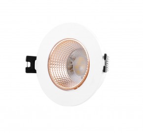 DK3061-WBR Встраиваемый светильник, IP 20, 10 Вт, GU5.3, LED, белый/бронзовый, пластик в Тавде - tavda.mebel24.online | фото 1