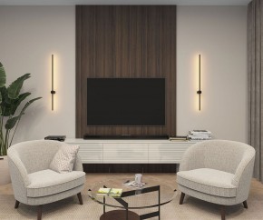 DK5014-BK Бра 1000 мм, 3000К, IP20, 12 Вт, черный, алюминий в Тавде - tavda.mebel24.online | фото 4