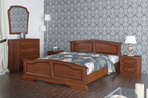 ЕЛЕНА Кровать из массива (Орех) в Тавде - tavda.mebel24.online | фото