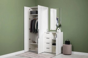 ЭЙР прихожая (модульная) Белый Шагрень в Тавде - tavda.mebel24.online | фото 24