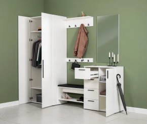 ЭЙР прихожая (модульная) Белый Шагрень в Тавде - tavda.mebel24.online | фото 27