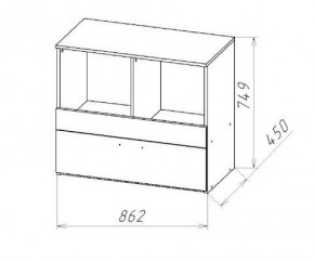 ГЕОМЕТРИЯ ГМТ.08 комод в Тавде - tavda.mebel24.online | фото 2