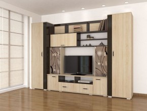 Гостиная Оскар-18-2 дуб сонома-венге в Тавде - tavda.mebel24.online | фото