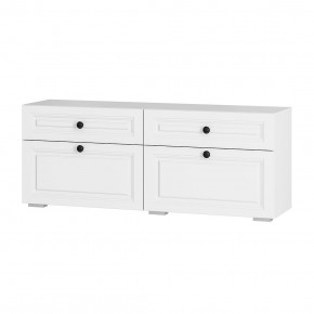 Гостиная Софт композиция 1 (Белый/Эмаль белая F26) в Тавде - tavda.mebel24.online | фото 6