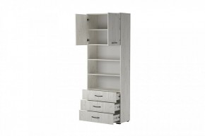 ИТАЛИЯ ШК3Я-800 Шкаф 2дв, 3ящ (дуб крафт белый) в Тавде - tavda.mebel24.online | фото 2