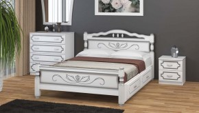 КАРИНА-5 Кровать из массива 900 с 2-мя ящиками в Тавде - tavda.mebel24.online | фото 1
