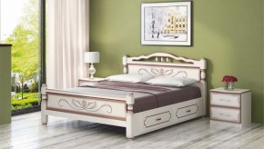 КАРИНА-5 Кровать из массива 900 с 2-мя ящиками в Тавде - tavda.mebel24.online | фото 2