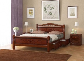 КАРИНА-5 Кровать из массива 900 с 2-мя ящиками в Тавде - tavda.mebel24.online | фото 3