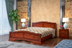 КАРИНА-6 Кровать из массива 1600 (Орех) в Тавде - tavda.mebel24.online | фото