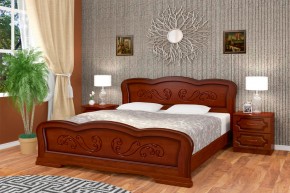 КАРИНА-8 Кровать из массива (Орех) в Тавде - tavda.mebel24.online | фото