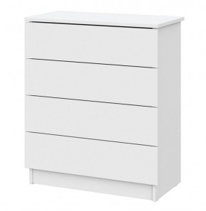 Комод КМ 1 (Серия 2) Белый текстурный в Тавде - tavda.mebel24.online | фото 3