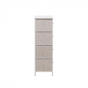 Комод Leset Линкс 4 ящ. (к/з), Каркас Белый, ящики Белые в Тавде - tavda.mebel24.online | фото 4