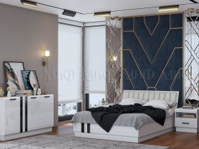 МАГНОЛИЯ Комод (Белый глянец/Белый) в Тавде - tavda.mebel24.online | фото 3