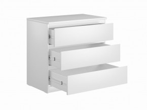 Комод МАЛЬТА с тремя выдвижными ящиками, цвет белый в Тавде - tavda.mebel24.online | фото 3