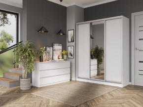 Комод с 6 ящиками 1200 "Бьянко" (Белый лофт) в Тавде - tavda.mebel24.online | фото 2